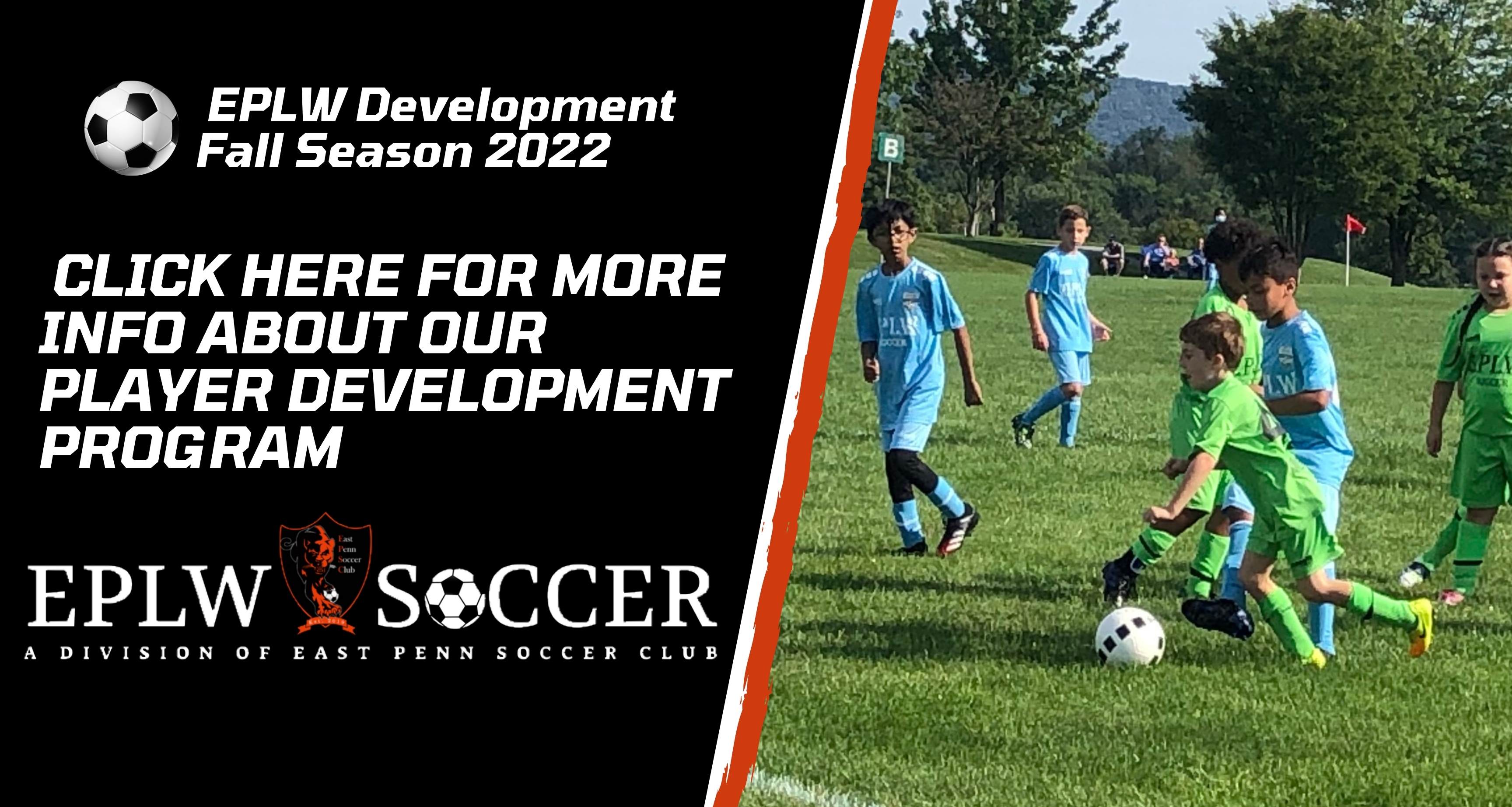 EPLW Recreational Soccer - Fall 2022
